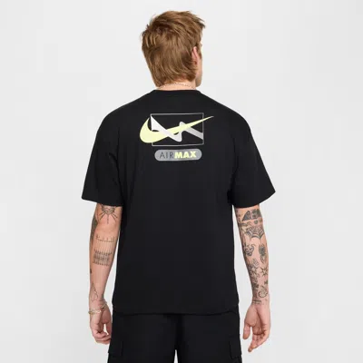 Nike Men's  Sportswear Max90 T-shirt In Black