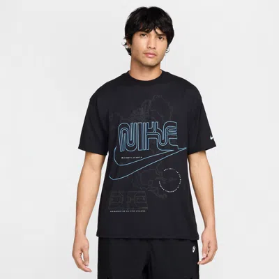 Nike Men's  Sportswear Max90 T-shirt In Black