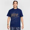 Nike Men's  Sportswear Max90 T-shirt In Blue