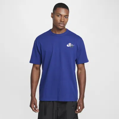 Nike Men's  Sportswear Max90 T-shirt In Blue