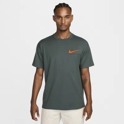 Nike Men's  Sportswear Max90 T-shirt In Vintage Green/orange/vintage Green