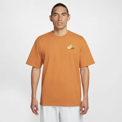 Nike Men's  Sportswear Max90 T-shirt In Orange