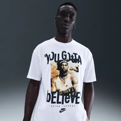 Nike Men's  Sportswear Max90 T-shirt In White