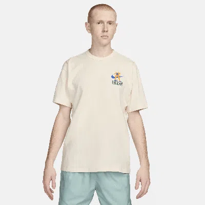Nike Max90 Embroidered Graphic T-shirt In Pure