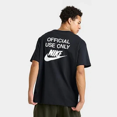 Nike Men's Sportswear Official Use T-shirt In Black
