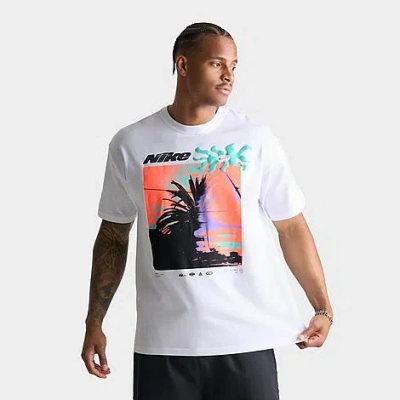 Nike Men's Sportswear Palm Tree Graphic T-shirt In Multi