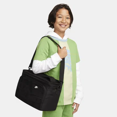 Nike Kids' Unisex  Sportswear Plus Lunch Bag (9l) In Black