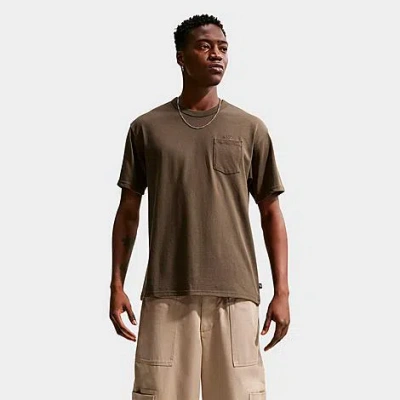 Nike Men's Sportswear Premium Essentials Futura Pocket T-shirt In Brown
