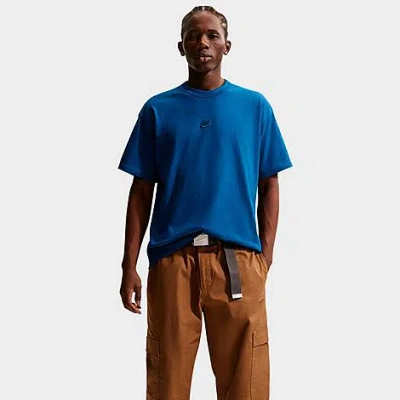 Nike Men's Sportswear Premium Essentials Futura T-shirt In Blue