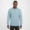 Nike Men's  Sportswear Premium Essentials Long-sleeve T-shirt In Denim Turquoise