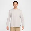 Nike Men's  Sportswear Premium Essentials Long-sleeve T-shirt In Grey
