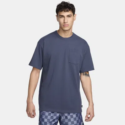 Nike Men's  Sportswear Premium Essentials Pocket T-shirt In Blue