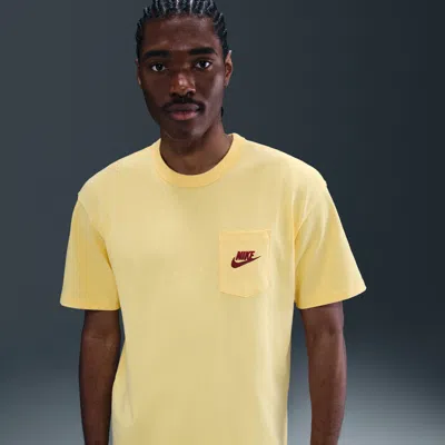 Nike Men's  Sportswear Premium Essentials T-shirt In Yellow