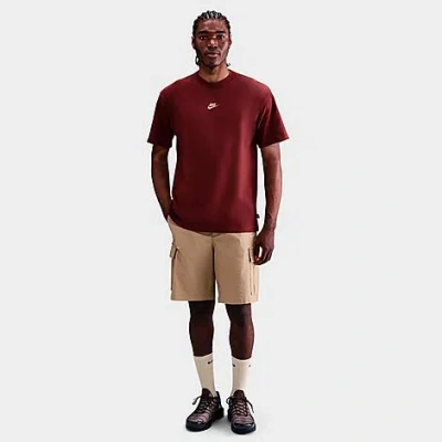 Nike Men's Sportswear Premium Essentials T-shirt In Brown
