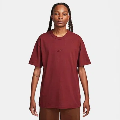 Nike Men's Sportswear Premium Essentials T-shirt In Dark Team Red