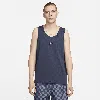Nike Men's  Sportswear Premium Essentials Tank Top In Thunder Blue