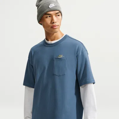 Nike Men's  Sportswear Premium Essentials T-shirt In Gray
