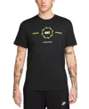 Nike Men's Sportswear Relaxed-fit Logo Graphic T-shirt In Black