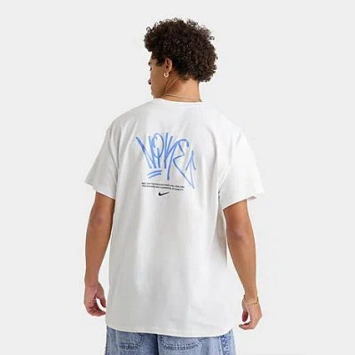 Nike Men's Sportswear Short-sleeve Graphic T-shirt In White