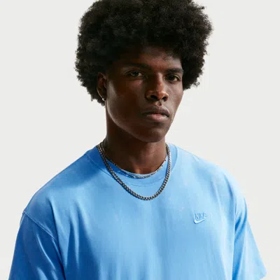 Nike Men's  Sportswear Short-sleeve T-shirt In Blue