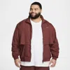 Nike Men's  Sportswear Solo Swoosh Woven Track Jacket In Brown