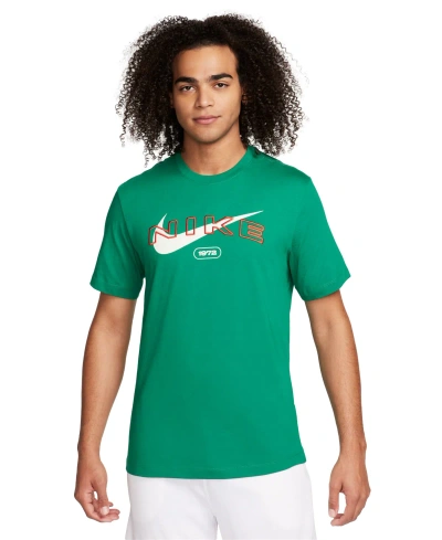Nike Men's Sportswear Swoosh Logo T-shirt In Malachite