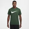 Nike Men's  Sportswear Swoosh T-shirt In Green