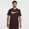 Nike Men's  Sportswear Swoosh T-shirt In Brown