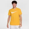 Nike Men's  Sportswear Swoosh T-shirt In Yellow