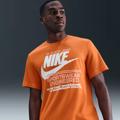 Nike Men's  Sportswear T-shirt In Orange