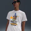 Nike Sportswear Cotton Graphic T-shirt In White