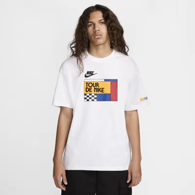 Nike Men's  Sportswear T-shirt In White/multi