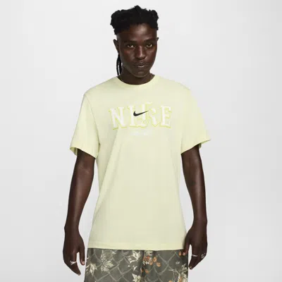 Nike Men's  Sportswear T-shirt In Yellow