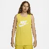 Nike Men's  Sportswear Tank Top In Yellow