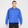 Nike Men's  Sportswear Tech Button-down Top In Blue