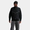 Nike Men's Sportswear Tech Dri-fit Shori Knit Track Jacket In Black