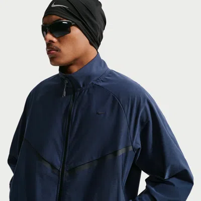 Nike Men's  Sportswear Tech Dri-fit Shori Knit Track Jacket In Blue