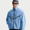 Nike Men's  Sportswear Tech Dri-fit Shori Knit Track Jacket In Blue