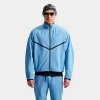 Nike Men's Sportswear Tech Dri-fit Shori Knit Track Jacket In Blue
