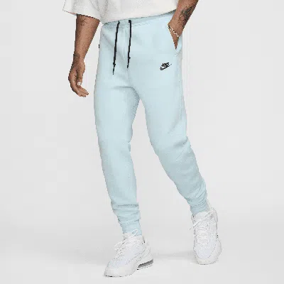 Nike Men's  Sportswear Tech Fleece Jogger Pants In Glacier Blue/black