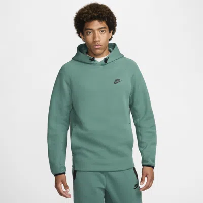 Nike Men's  Sportswear Tech Fleece Pullover Hoodie In Green