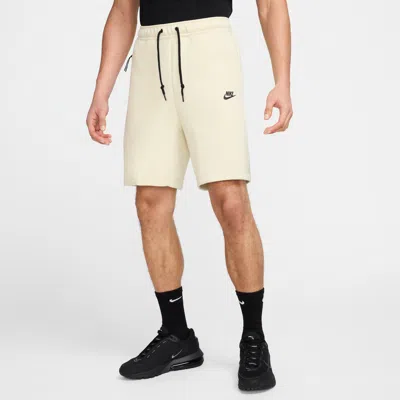 Nike Men's  Sportswear Tech Fleece Shorts In Light Khaki/black