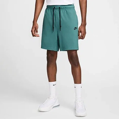 Nike Men's Sportswear Tech Lightweight Knit Shorts In Bicoastal/black