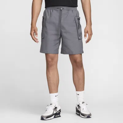 Nike Men's  Sportswear Tech Pack Woven Utility Shorts In Gray