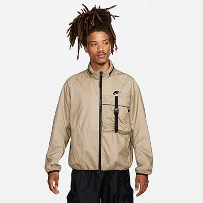 Nike Men's Sportswear Tech Woven N24 Packable Lined Jacket In Brown