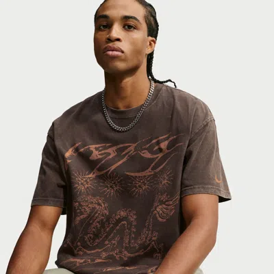 Nike Men's  Sportswear T-shirt In Brown