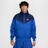 Nike Men's  Sportswear Windrunner Hooded Jacket In Blue