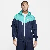 Nike Heritage Jacket In Midnight Navy/dusty Cactus/sail