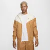 Nike Men's  Sportswear Windrunner Hooded Jacket In Tan/tan