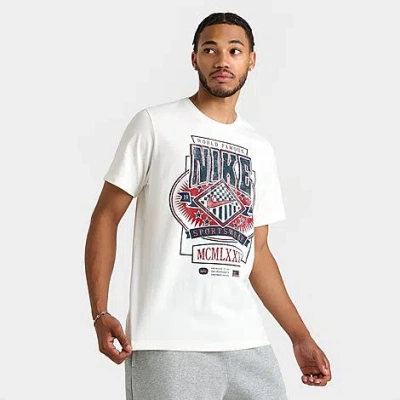 Nike T-shirt With Graphic In Sail